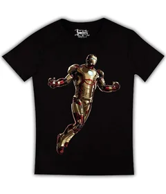 Прикольные футболки: Iron Man black